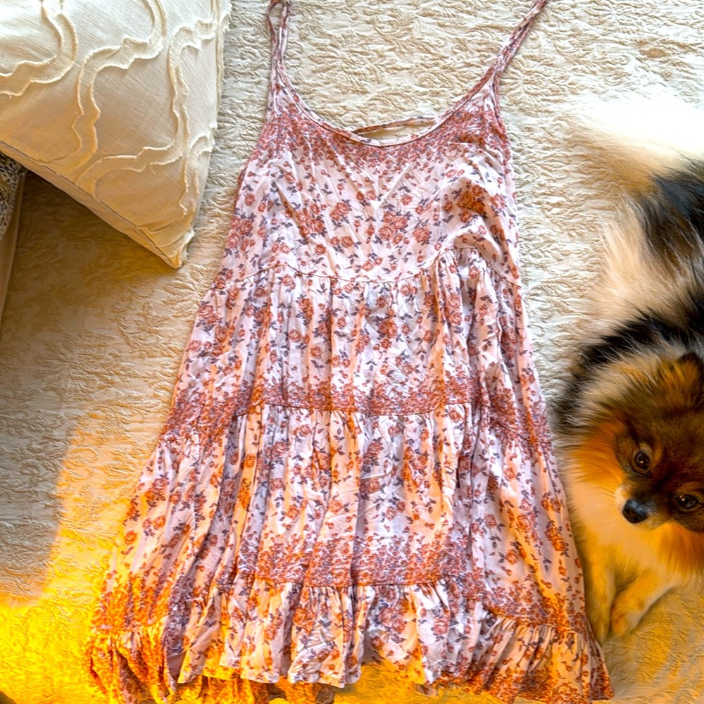 Brandy Melville backless sundress floral print